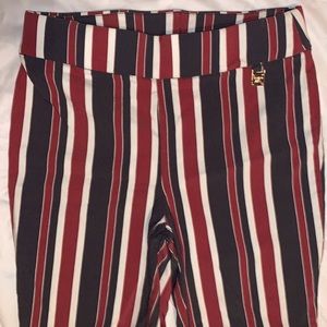 RAFAELLA Comfort Striped Cropped Dress Pants Size 4